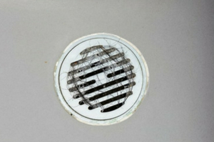 Hair in a drain 