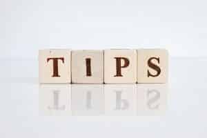 water tips