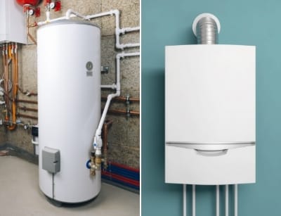 2 types of water heaters